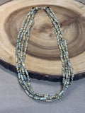 Faux (Plastic) Natural Stone Beaded Necklace