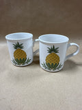 Williamsburg Pineapple Coffee Mugs - Pair
