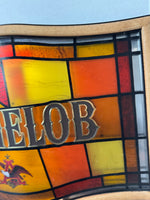 Michelob Vintage Stained Glass Style Bar Sign