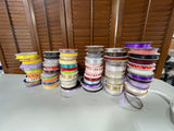 Ribbon Lot E, 50+ rolls