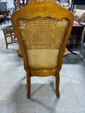 Haynes Furniture Cane Back Arm Chair