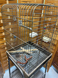 Bird Cage (B) with Stand, On Casters