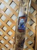 Hand Carved Wooden Walking Stick with Airborne Division Insignia (D)