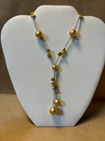 Silver & Gold Beaded Necklace