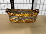 Two Tone Woven Basket