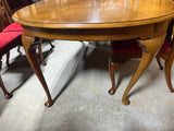 Dining Set: Table, 2 Leaves, Table Pads and (8) Chairs***HEAVY ITEM***READ DETAILS ON PICK UP POLICY***