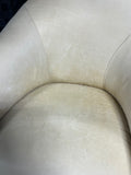 Cream Tone Barrel Chair