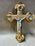 Olive Wood Cross With Essence from The Holy Land // 2 Available// PRICED INDIVIDUALLY (E)