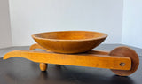 Primitive Style Woodcroftery Wooden Wheelbarrow Decorative Bowl