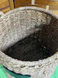 Large Round Storage Basket with 2 Side Handles