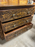 Henredon Dresser with Carved Drawers***HEAVY ITEM***READ DETAILS ON PICK UP POLICY***