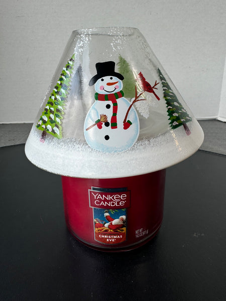 Yankee Candle Christmas Eve Medium Jar Candle with Glass Topper