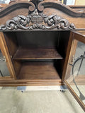 Antique Carved 2 Piece Ornate Hutch***HEAVY ITEM***READ DETAILS ON PICK UP POLICY***