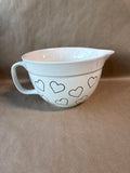 Heart Speckled Mixing Bowl