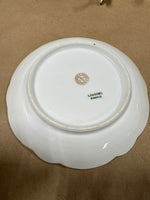 (A) Limoges Floral Gold Trim Saucer Plate