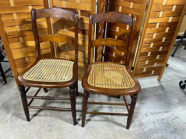 Pair of Cane Chairs