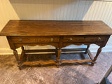 Pennsylvania House Oak Console with 2 Drawers