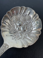 S. Kirk & Son Floral Embossed Sterling Silver Serving Spoon