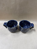 Blue Agate Bennington Pottery Coffee Mugs - Set Of 2 // 2 Sets Available // PRICED INDIVIDUALLY