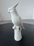 White Ceramic 5-Hole Bird Bud Vase