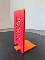 4-Piece Bright Colored Metal Cut Out Bookends
