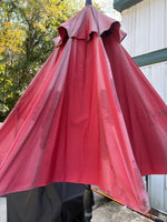 Bronze Tone Umbrella Stand (Heavy) and Red 8’ Umbrella
