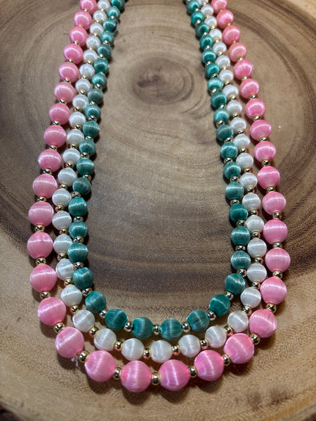 String Bead Necklaces (3)