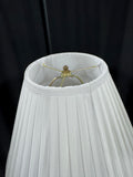 Lightweight Brass Dual Bulb Pull Switch Floor Lamp (WORKS)