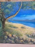 Original Painting “Exotic Seascape”  by Local Artist, Ginger Olensen; Signed