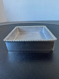 Mariposa Beaded Metal Napkin Box