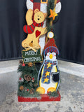 Traditions Wooden Old World Santa Decor in Box