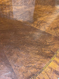 Henredon Round Dining Table with Brass Clawfeet and Inlay; On Casters/NO CHAIRS ***HEAVY ITEM***READ DETAILS ON PICK UP POLICY***