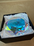 Oleg Cassini Crystal Paperweight With Box