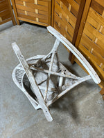 Kid's/Doll White Wicker Rocking Chair
