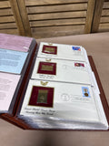Golden Replicas Of United States Stamps Book (C)