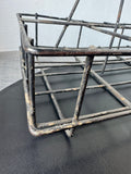 Rustic Black Wire Vintage Milk Bottle Carrier