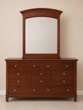 Thomasville Triple Dresser with Mirror***HEAVY ITEM***READ DETAILS ON PICK UP POLICY***