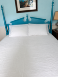 Turquoise Painted King Headboard, No Frame