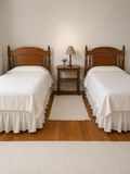 Twin Headboards with Metal Frames, Pair/2