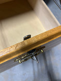 Wood Craft Co. Two Drawer File Cabinet with Key (A)***HEAVY ITEM***READ DETAILS ON PICK UP POLICY***