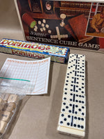 Dominoes And Sentence Cube Game Lot