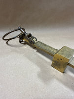 Fairbanks Brass Bushel Beam Grain Scale