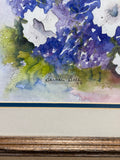 Watercolor of Flowers by Barbara Bell; Signed