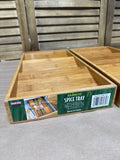 Pair Of Bamboo Drawer Spice Organizers