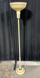 Cream Metal Tole Vintage Torchiere Floor Lamp AS IS (READ DESCRIPTION CAREFULLY)