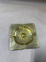 Square Brass Ashtray