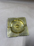 Square Brass Ashtray