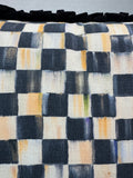 MacKenzie Childs Courtly Check Reversible Ruffled Rectangular Pillow