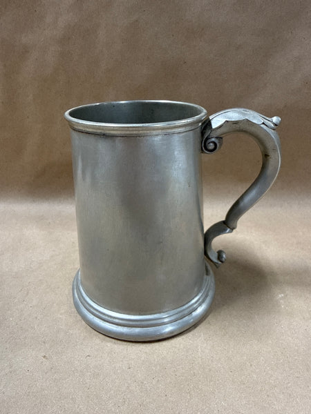 Steiffer Pewter Mug With Clear Bottom