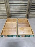 Pair Of Bamboo Drawer Spice Organizers